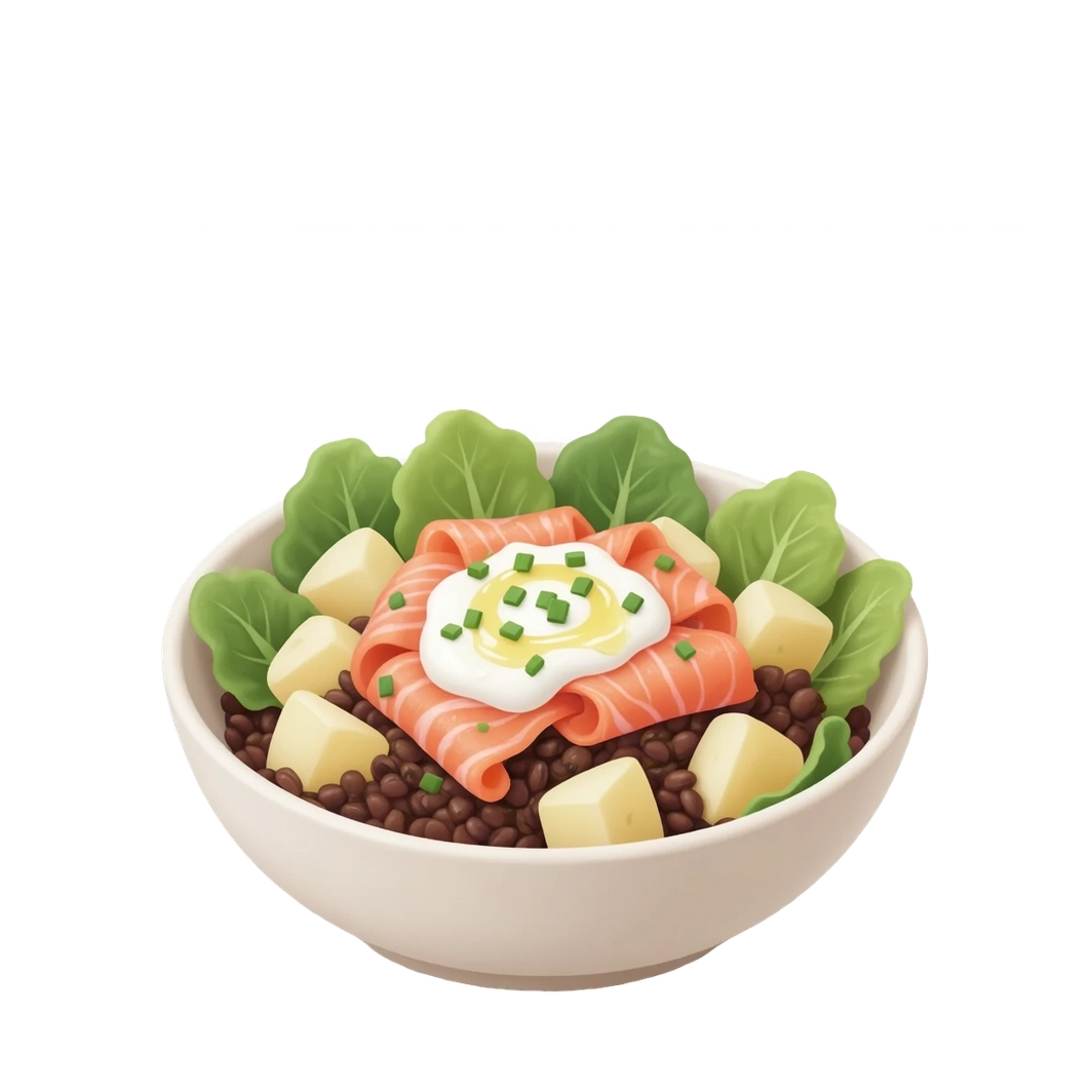 Bowl au saumon fumé